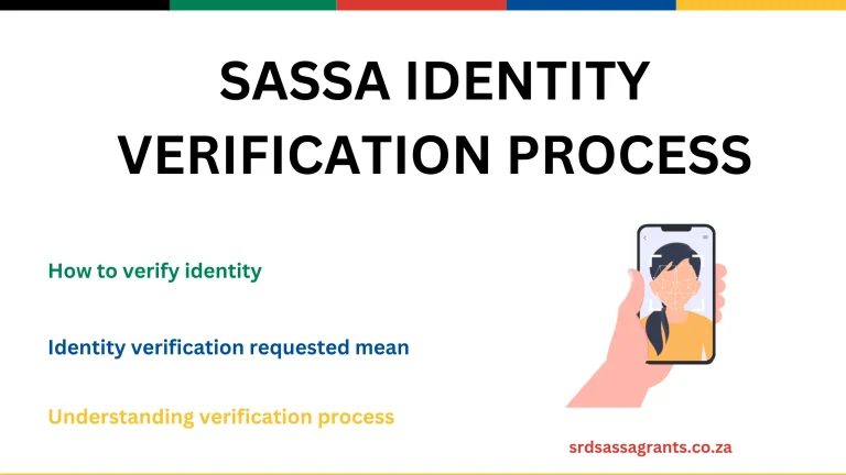 how to complete Sassa identity verification process