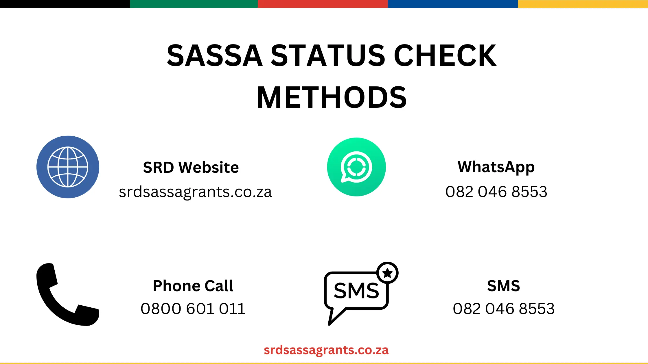 4 methods to check your sassa srd status